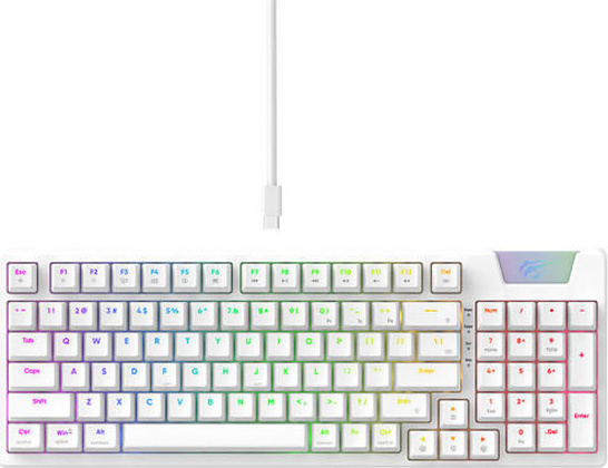 Клавиатура Havit [KB885L-RU] <White>, USB