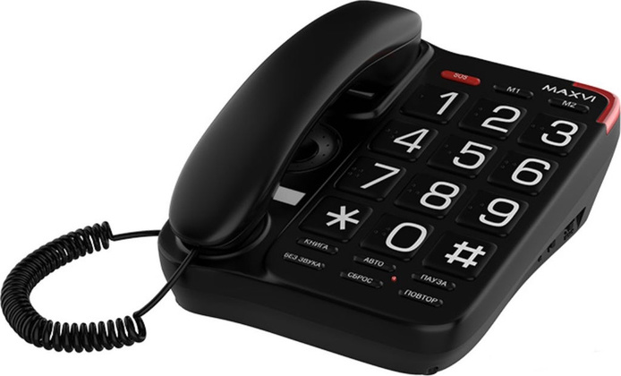 Телефон Maxvi [CB-01] <Black>
