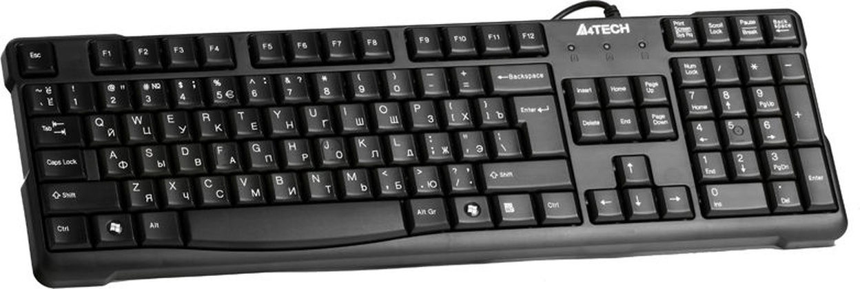 Клавиатура A4Tech KR-750; <Black>; USB
