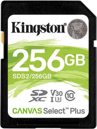 Карта памяти Secure Digital (SDXC) 258Gb "Kingston" [SDS2/256GB] Class 10, UHS-I U3