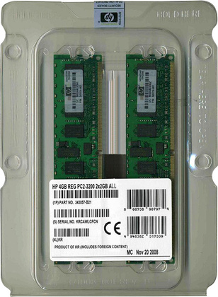 Модуль памяти 4Gb ECC DIMM DDR2-400 =HP= [343057-B21]