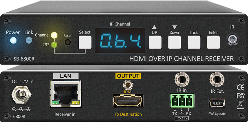 Удлинитель видео-сигнала HDMI "Shinybow" [SB-6800T] 1920x1080 до 100м