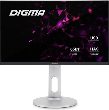 Монитор 23.8" Digma DM-MONB2407; <Black>; 7ms; 1920x1080, HDMI,DP,IPS, 75Hz