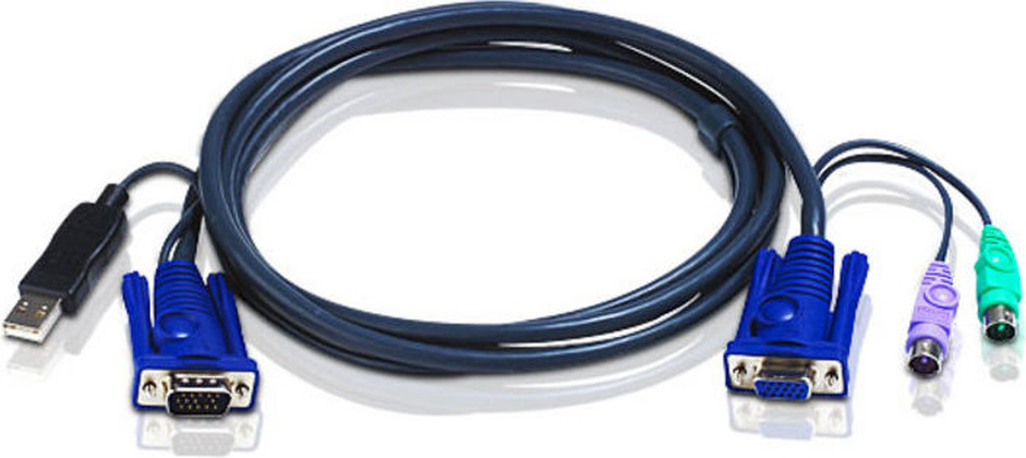 KVM-кабель ATEN 2L-5503UP, USB - 3,0 метра / Для переключателей /