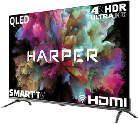 Телевизор 50'' LCD "Harper" [50Q850TS]; 4K Ultra HD (3840x2160), Smart TV, Wi-Fi
