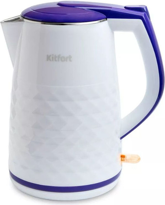 Электрочайник "Kitfort" [KT-6170] <White/Violett>
