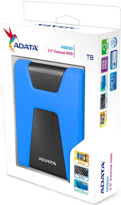 Внешний HDD 1 Тб AData HD650 (AHD650-1TU31-CBL)