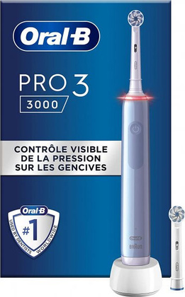 Электрическая зубная щетка "Oral-B" [D16.513.1] Pro 3 3000 Sensitive Clean <Blue>