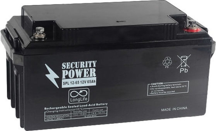Аккумулятор Security Power SPL 12-65 65 000 мАч