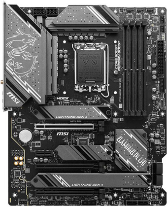 Мат.плата MSI Z790 GAMING PLUS (Intel Z790), ATX, DDR5, HDMI/DP [S-1700], Wi-Fi