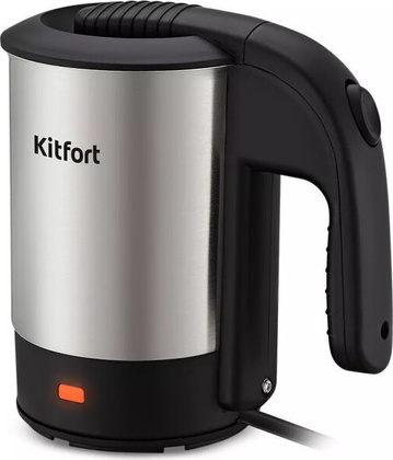Электрочайник "Kitfort" [КТ-6190] <Black/Steel>