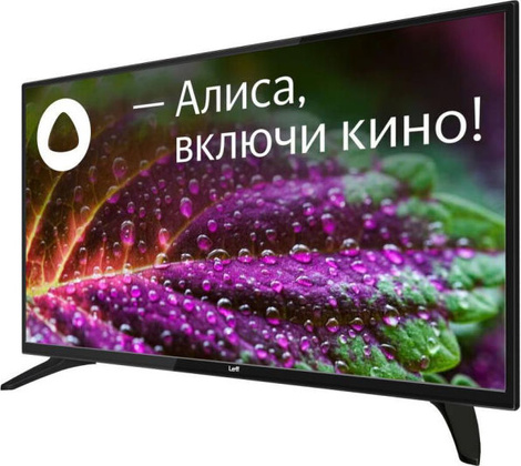 Телевизор 40" LCD "Leff " [40F550T]; Full-HD (1920х1080), Smart TV (Яндекс.ТВ), Wi-Fi