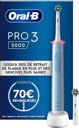 Электрическая зубная щетка "Oral-B" [D16.513.1] Pro 3 3000 Cross Action <Blue>