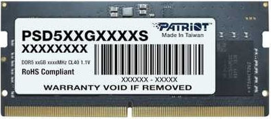 Модуль памяти SO-DIMM DDR5 4800Mhz - 32Gb(1x32Gb) "Patriot" [PSD532G48002S]