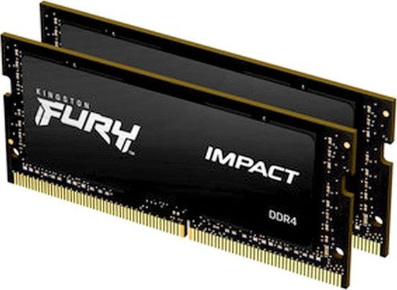 ОЗУ Kingston FURY Impact (KF432S20IBK2/16) SO-DIMM DDR4 16 Гб (2х8 Гб)