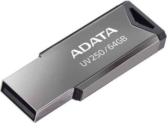 Накопитель USB 3.2 - 64Gb "A-Data" [AUV250-64G-RBK] <Silver>