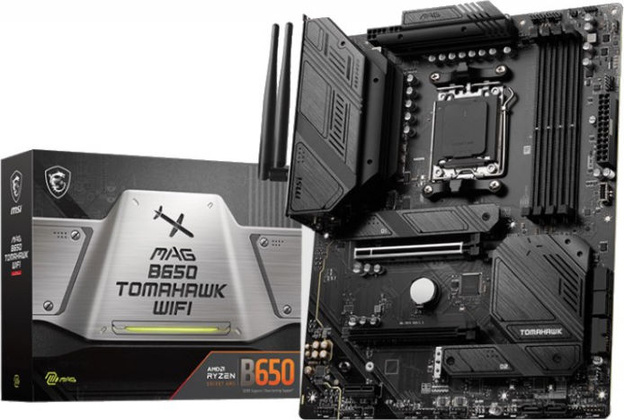 Мат.плата MSI MAG B650 TOMAHAWK (AMD B650), ATX, DDR5, DP/HDMI [S-AM5], Wi-Fi