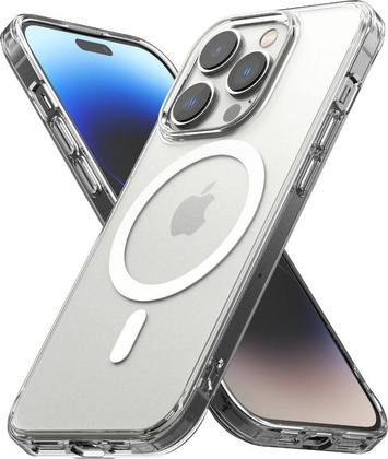Чехол для iPhone 14 Pro Max "Ringke" [Fusion Magnetic Magsafe] <Matte Clear>