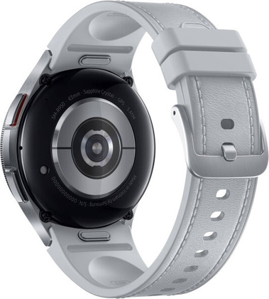 Умные часы "Samsung" Galaxy Watch 6 Classic 43mm [SM-R950NZSACIS] <Silver>