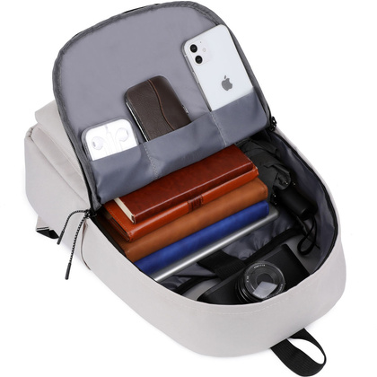 Рюкзак для ноутбука 15" - "Miru" [1040] City Backpack <Light Grey>