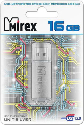 Накопитель USB 2.0 16 Гб Mirex 13600-FMUUSI16