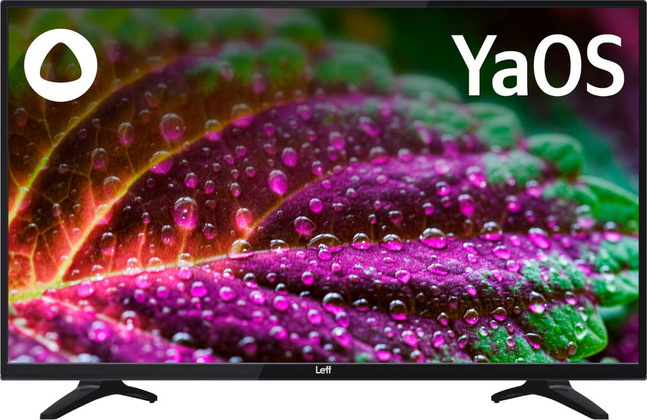 Телевизор 28" LCD "Leff" [28H550T]; HD Ready (1366x768), Smart TV (Яндекс.ТВ), Wi-Fi
