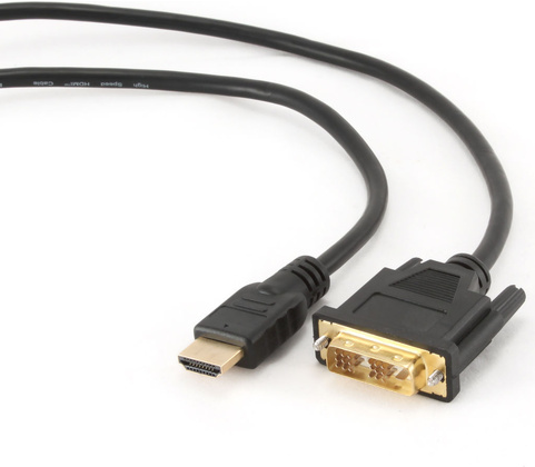 Кабель HDMI-DVI 10.0m "Gembird" [CC-HDMI-DVI-10MC]