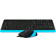 Комплект (клавиатура+мышь) A4Tech "Fstyler F1010", <Black/Blue>; USB