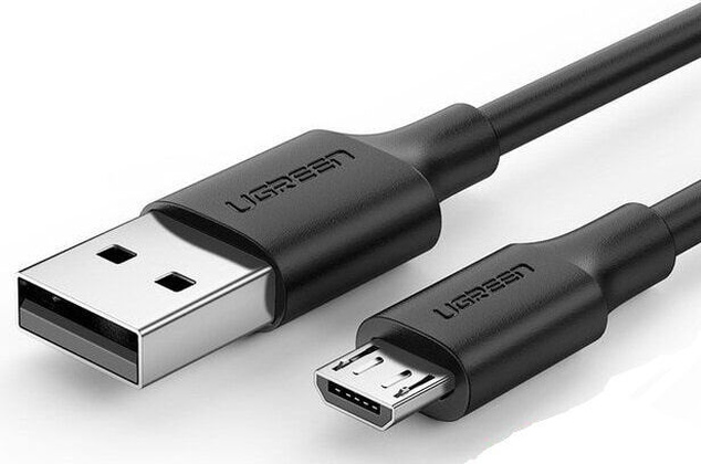 Кабель USB A - micro USB B (2,0m) "Ugreen" US289 [60138] <Black> 2.4A