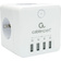 Сетевой фильтр "Cablexpert" [CUBE-4-U4-W]; <White>; (4 розетки/4 USB)