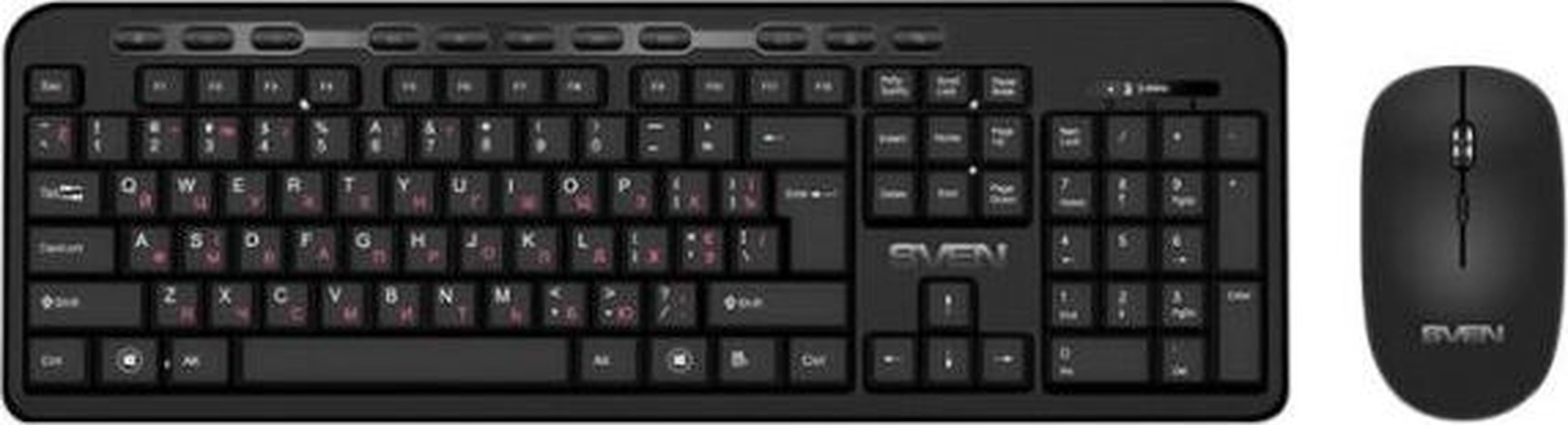 Комплект(клавиатура+мышь) Sven [KB-C3200W]; USB