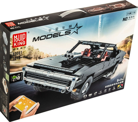 Конструктор "Mould King" Dodge Charger Dominica Toretto на радиоуправлении [13081]