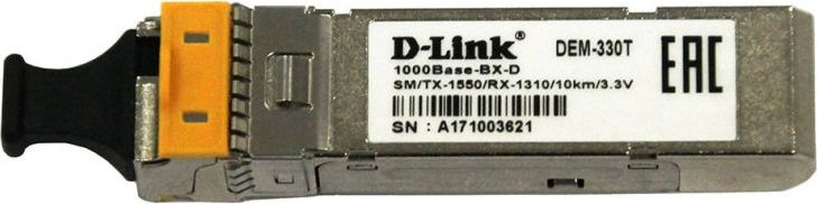 Модуль "D-Link" [330T/10KM/A1A] 1-port 1000BASE-LX