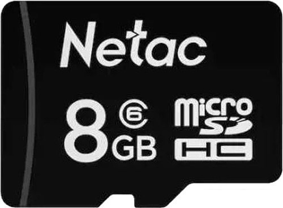 Карта памяти microSDHC 8Gb "Netac" [NT02P500STN-008G-S]