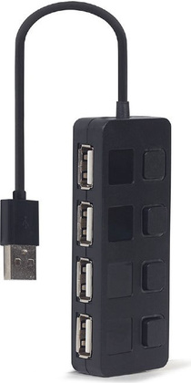 USB2.0-разветвитель "Gembird" [UHB-U2P4-05] на 4*USB 2.0