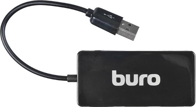 Разветвитель USB BURO BU-HUB4-U2.0-Slim