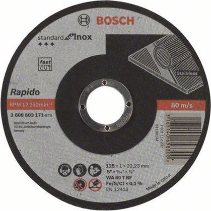 Диск отрезной 125x1х22.2мм "Bosch" [2.608.603.171],