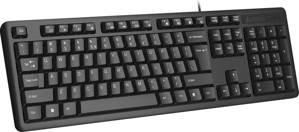 Клавиатура A4Tech "KKS-3" <Black>, USB