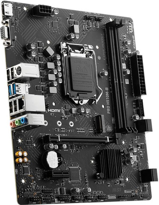 Мат.плата MSI PRO H510M-B (Intel H470), mATX, DDR4, VGA/HDMI [S-1200]