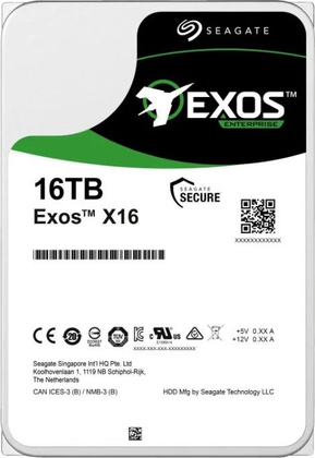 Жесткий диск SAS -16TB Seagate Exos X16 ST16000NM002G; 7200rpm 