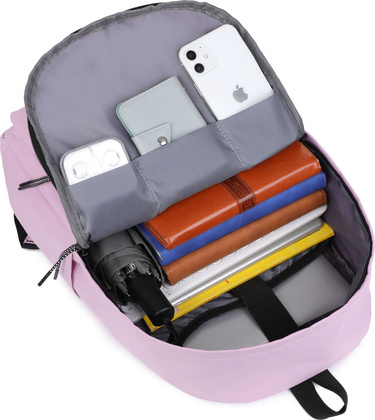 Рюкзак для ноутбука 15" - "Miru" [1039] City extra Backpack <Pink>