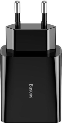 Сетевое зарядное устройство "Baseus" [CCFS-SN01] <Black> 1xUSB Typ C, 3 А, PD +  кабель 