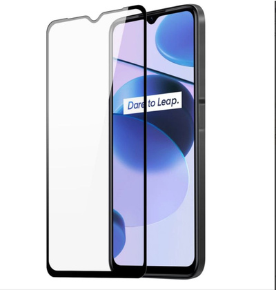 Защитное стекло "DuxDucis" для Realme C35 [9D TempeRed Glass] <Вlack>