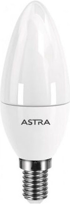 Лампа LED E14,  7 W, 3000K "Astra" [LED C37 7W E14 3000K] 