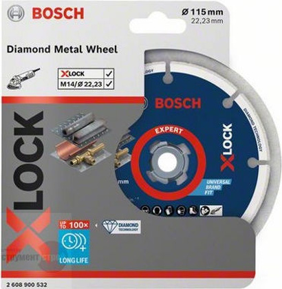 Диск алмазный отрезной сегментный 115х22.23мм "Bosch" [2.608.900.532],