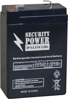 Аккумулятор Security Power SP 6-2,8 F1 2.8 Ач