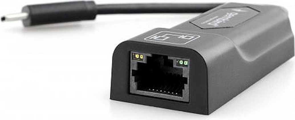 Сетевая карта USB Type-C "Gembird" [NIC-U6], 10/100/1000Mbps