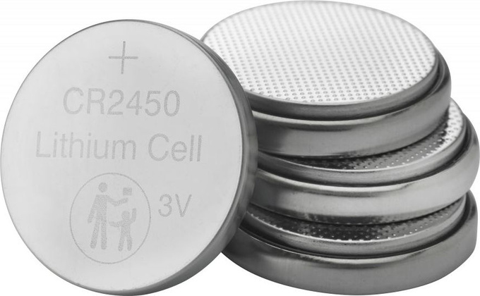 Батарейка (CR2450x4шт.) "Verbatim" [49535], Lithium, блистер
