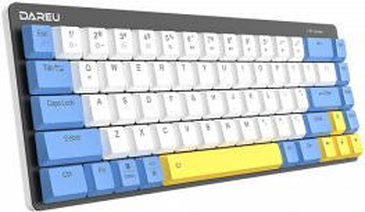Клавиатура Dareu "EK868", <White-Blue_Brown switch>; USB