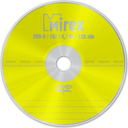 DVD-R Mirex 4.7GB (UL130003A1C) Бумажный конверт с окном